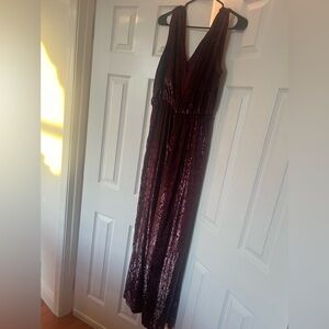 Dark berry color with belt